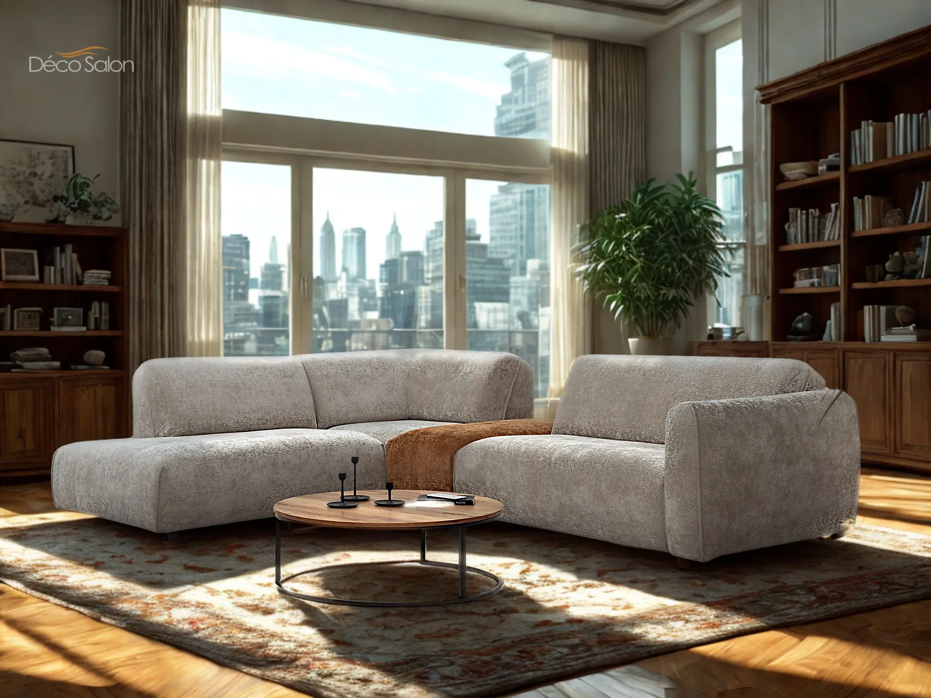 Salon-angle-en-tissu-contemporain-Alice Salon-angle-en-tissu-contemporain-Alice