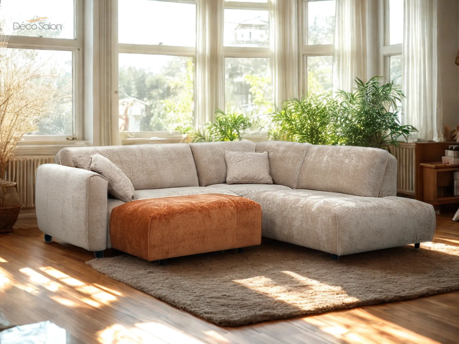 Salon-angle-en-tissu-contemporain-Alice Salon-angle-en-tissu-contemporain-Alice